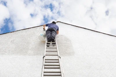 Peinture extérieure à la Fontelaye — façades et ravalement